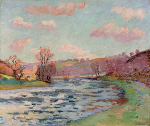 Ufer der Creuse, Limousin, ca. 1912